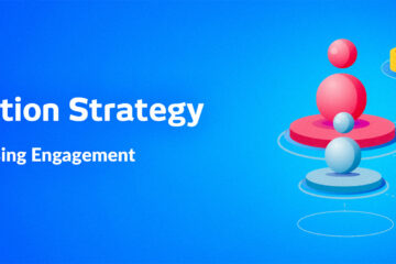 Illustration of segmentation strategy showcasing groups of circles and pathways, symbolizing data-driven marketing and audience targeting.