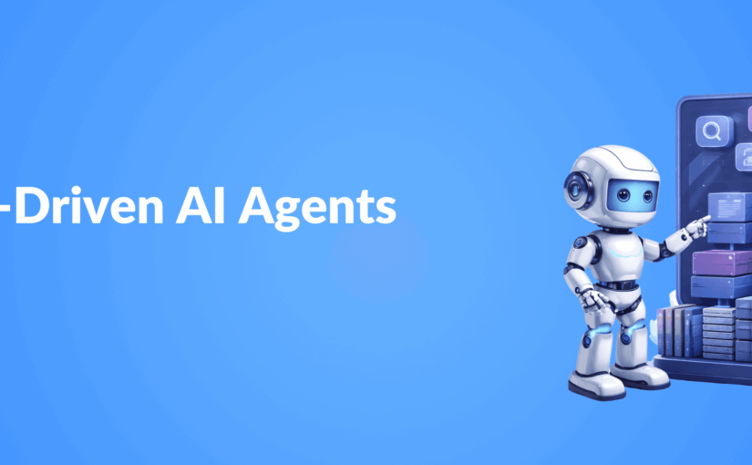 Knowledge-driven AI agent interacting with a structured knowledge base for RAG systems