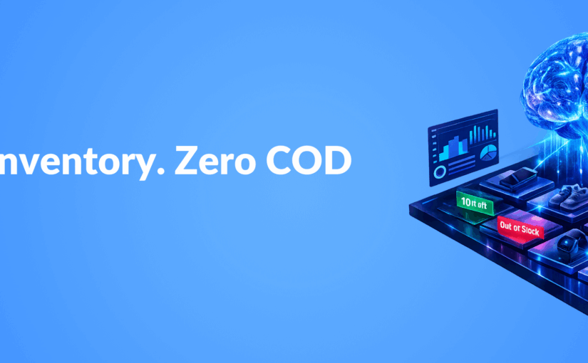3D AI agent verifying real-time inventory data in an e-commerce system to prevent COD cancellations