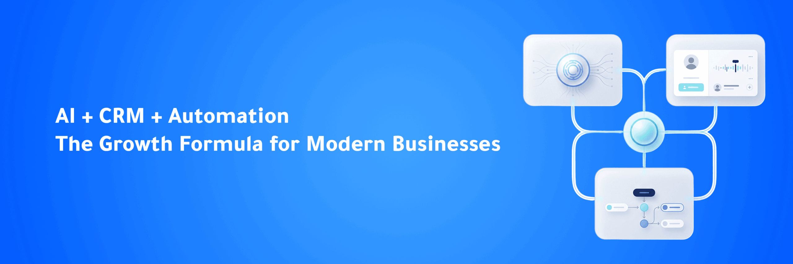AI + CRM + Automation: The Growth Formula for Modern Businesses